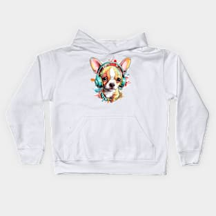 Doggy DJ Hits Kids Hoodie